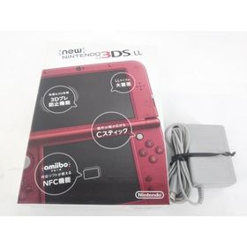 Newニンテンドー3DS LL メタリックレッド 動作確認・初期化済み 充電器付き 箱付き