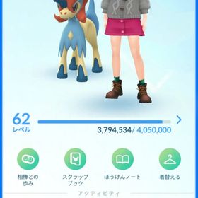 ポケモンGO 最強アカウント TL62 BOX1250 アイテムBOX1675 | ポケモンGOのアカウントデータ、RMTの販売・買取一覧