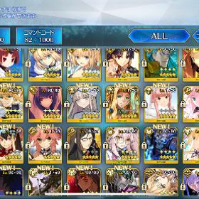 引退 星5 41種 54体 宝具5 3体 モルガン ジャンヌオルタ スカサハ槍 | FGOのアカウントデータ、RMTの販売・買取一覧