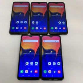 GalaxyA20 32GB ブラック SCV46 au SIMロック解除済み ５台 No.E14～20