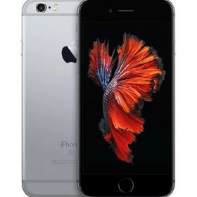 【中古】【安心保証】 iPhone6s[16GB] au スペースグレイ