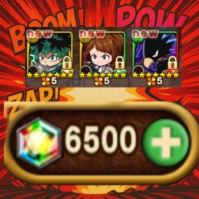 9144.🌈虹結晶💎6500個🌈緑谷出久+運UP60↑ | ポコダン(ポコロンダンジョンズ)のアカウントデータ、RMTの販売・買取一覧