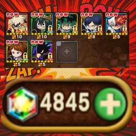 9135.石4845 ヒロアカ1弾コンプ+運UP60↑ | ポコダン(ポコロンダンジョンズ)のアカウントデータ、RMTの販売・買取一覧