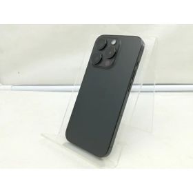 【中古】Apple docomo 【SIMフリー】 iPhone 15 Pro 256GB ブラックチタニウム MTUC3J/A【川崎】保証期間1ヶ月【ランクC】