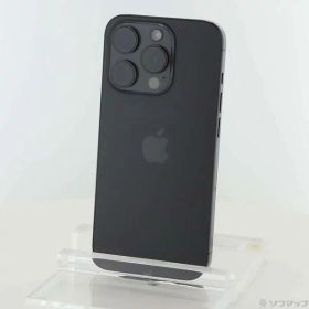 【中古】Apple(アップル) iPhone15 Pro 256GB ブラックチタニウム MTUC3J／A SIMフリー 【247-ud】