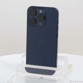 【中古】Apple(アップル) iPhone15 Pro 512GB ブルーチタニウム MTUL3J／A SIMフリー 【262-ud】
