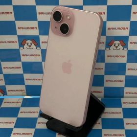 【中古】即日発送可iPhone15 128GB ピンク MTMJ3J/A AU版SIMフリー 美品