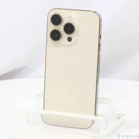 〔中古品〕 iPhone14 Pro 256GB ゴールド MQ173J／A SIMフリー【258】