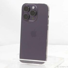 〔中古品〕 iPhone14 Pro 256GB ディープパープル MQ1E3J／A SIMフリー【276】