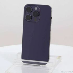〔中古品〕 iPhone14 Pro 256GB ディープパープル MQ1E3J／A SIMフリー【258】