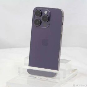 〔中古品〕 iPhone14 Pro 256GB ディープパープル MQ1E3J／A SIMフリー【269】
