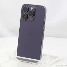 〔中古品〕 iPhone14 Pro 512GB ディープパープル MQ283J／A SIMフリー【352】