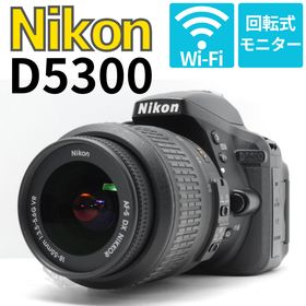 ニコン(Nikon)のNikon D5300 WiFi搭載 すぐスマホ転送 バリアングル液晶 一眼レフ(デジタル一眼)