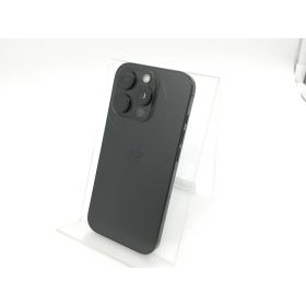 【中古】Apple 国内版 【SIMフリー】 iPhone 16 Pro 128GB ブラックチタニウム MYMV3J/A【DS秋葉】保証期間1ヶ月【ランクC】