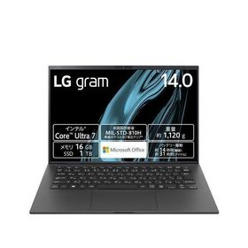 LGエレクトロニクス(LG) 14Z90S-MA78J2 LG gram 14型 Core Ultra 7/16GB/1TB/Office オブシディアンブラック Windows 11Home ノートパソコン