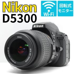 Nikon D5300 WiFi搭載 すぐスマホ転送 バリアングル液晶 一眼レフ