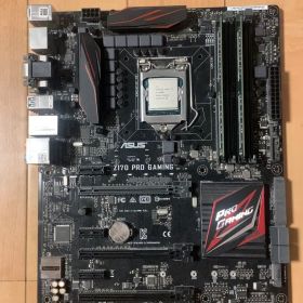 ASUS Z170 PRO GAMING + i7-6700K + メモリ