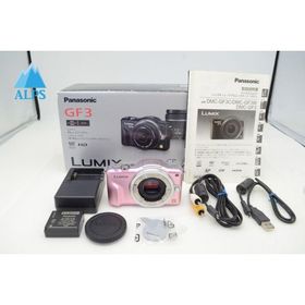 美品 Panasonic パナソニック LUMIX DMC-GF3 ボディ ミラーレス一眼カメラ フェアリーピンク 元箱付 251202c【アルプスカメラ】