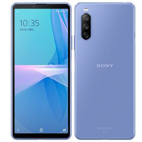 SIMフリー Xperia 10 III SOG04 ブルー 128GB