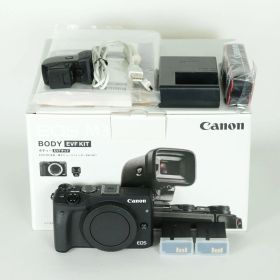 [美品 | バッテリー2個付｜注意事項あり] Canon EOS M3 ボディEVFキット ブラック | キヤノンEF-Mマウント