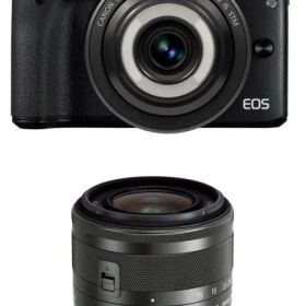 Canon ミラーレス一眼カメラ EOS M3(ブラック)・クリエイティブマクロ ダブルレンズキット EOSM3BK-CMWLK