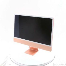 【中古】Apple(アップル) iMac 24-inch Mid-2021 Z133 Apple M1 8コアCPU_8コアGPU 8GB SSD512GB オレンジ 〔macOS Big Sur v11〕 【262-ud】