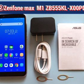 ②ASUS Zenfone Max M1 ZB555KL-X00PD 本体