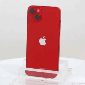【中古】Apple(アップル) iPhone14 Plus 256GB プロダクトレッド NQ4P3J／A SIMフリー 【258-ud】
