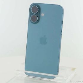 〔中古品〕 iPhone16 128GB ティール MYDV3J／A SIMフリー【297】