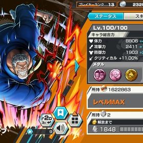 黒ガープ100Lv+金欠片1000枚 | バウンティラッシュのアカウントデータ、RMTの販売・買取一覧