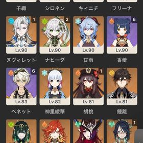 破格 引退垢 千織 フリーナ 完凸 その他限定凸多数 スタレ共有 | 原神のアカウントデータ、RMTの販売・買取一覧