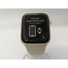 【中古】Apple Apple Watch SE2 40mm GPS スターライトアルミニウムケース/スターライトスポーツバンド(S/M) MR9U3J/A【大阪堂島】保証期間1ヶ月【ランクA】
