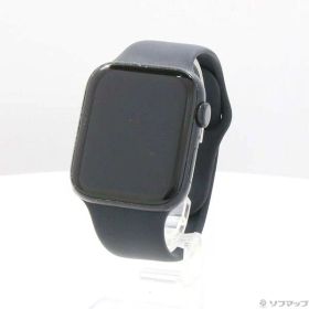 【中古】Apple(アップル) Apple Watch SE 第2世代 GPS 44mm ミッドナイトアルミニウムケース ミッドナイトスポーツバンド 【258-ud】