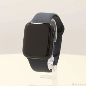 【中古】Apple(アップル) Apple Watch SE 第2世代 GPS 44mm ミッドナイトアルミニウムケース ミッドナイトスポーツバンド 【297-ud】