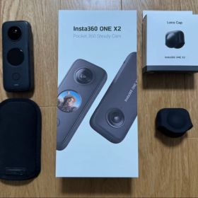 Insta360 ONE X2 本体 + ケース + レンズキャップ