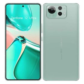 【中古】【安心保証】 Zenfone 12 Ultra[256GB] SIMフリー セージグリーン