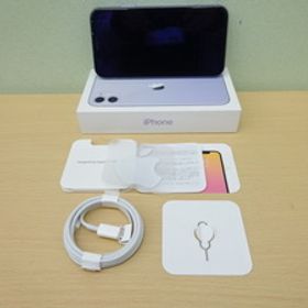 【＃16477】Apple iPhone11 256GB Purple A2221 MHDU3J/A バッテリ→77% ☆SIMフリー/現状品☆