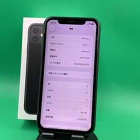 ★パネル・バッテリー新品 iPhone 11 64GB SIMフリー 最大容量100% 格安SIM可 Softbank ○ MWLT2J/A ブラック 中古 新古品 MT2890 R1