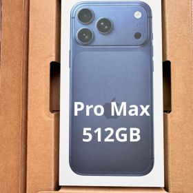 iPhone 17 Pro max 512GB ブルー系