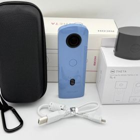 【美品】RICOH THETA SC2 ブルー オマケ付 R03030 リコー シータ 360度カメラ