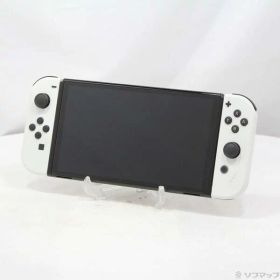 【中古】Nintendo(任天堂) Nintendo Switch 有機ELモデル Joy-Con(L)／(R) ホワイト 【198-ud】