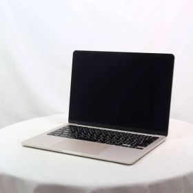 〔中古品〕 MacBook Air 13.6-inch Mid-2022 MLY23J／A Apple M2 8コアCPU_10コアGPU 16GB SSD512GB スターライト 〔15.3 Sequoia〕【344】