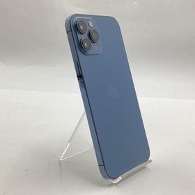 アップル(Apple)の【全額返金保証】【最速発送】Apple iPhone iPhone 12 Pro Max 512GB パシフィックブルー au 動作確認済(スマートフォン本体)