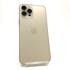 アップル(Apple)の【全額返金保証】【最速発送】Apple iPhone iPhone 12 Pro Max 128GB ゴールド docomo 動作確認済(スマートフォン本体)