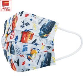 # 99% カット マスク 子供 用 不織布 子ども キャラクター プリーツ マスク 10枚入り MSKP3 スケーター【こども 子供用マスク キッズ 園児 幼稚園 子ども 不織布マスクカーズ Cars ディズニー Disney 男の子 男子】