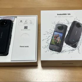 【試し撮りのみ】insta360 X4 本体 + 付属品