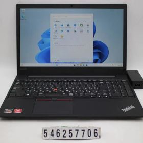 Lenovo ThinkPad E595 Ryzen 5 3500U 2.1GHz/8GB/256GB(SSD)/15.6W/FHD(1920x1080)/Win11 【546257706】
