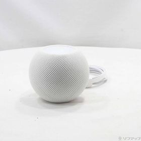【中古】Apple(アップル) HomePod mini ホワイト MY5H2J／A 【198-ud】