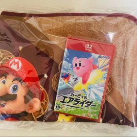 新品未開封 カービィのエアライダー Switch2 ソフト マリオ ブランケット