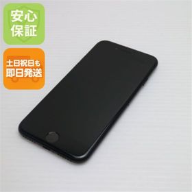 アイフォーン(iPhone)の超美品 SIMフリー iPhone SE 第2世代 64GB ブラック M555(スマートフォン本体)